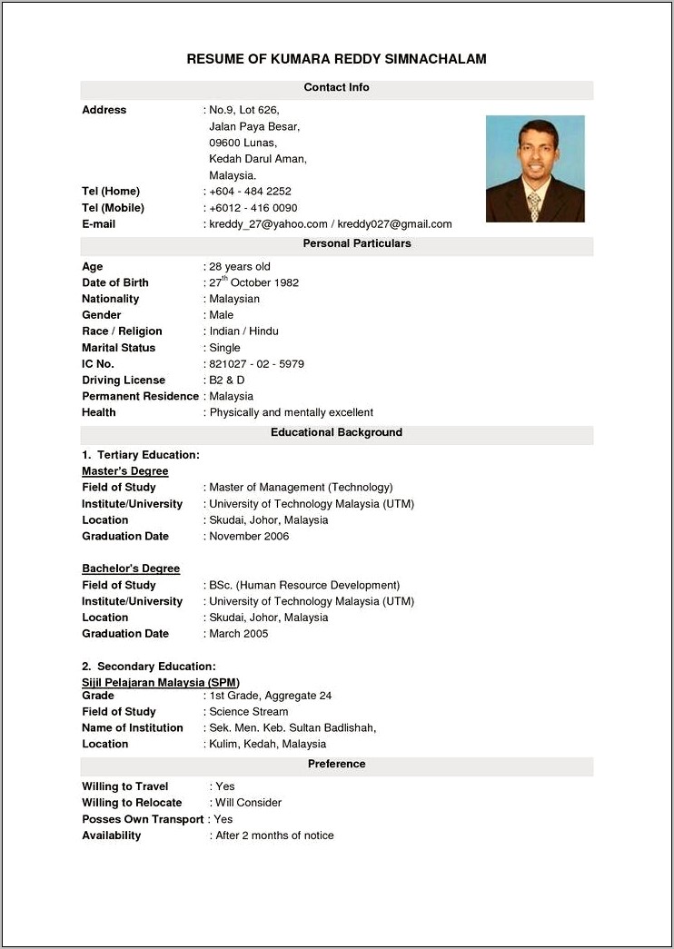 Sample Resume For B Pharmacy Freshers Pdf