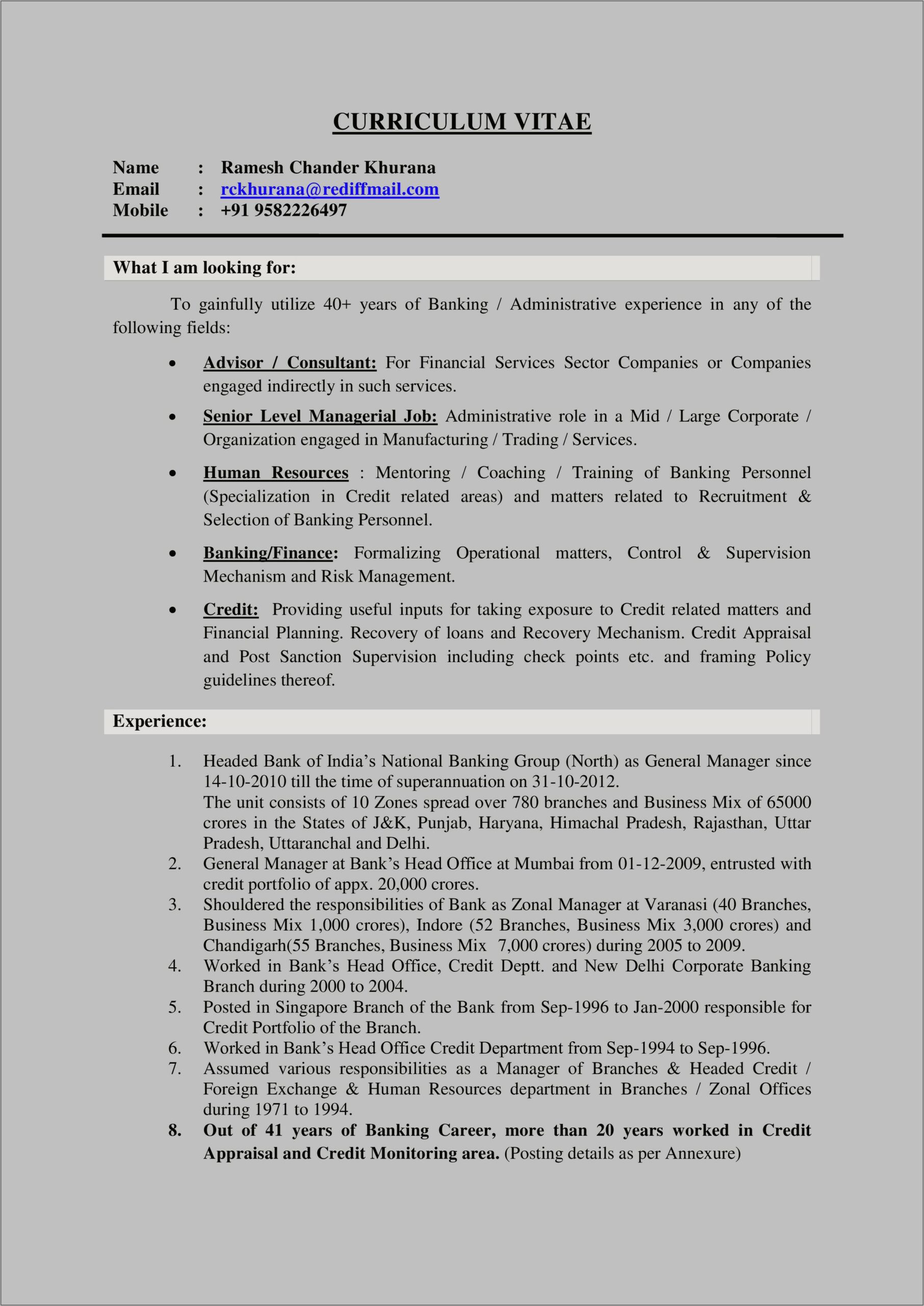Sample Resume For Corporate Finance Analyst