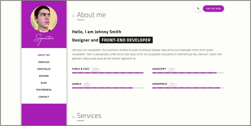 Sample Resume For Css3 Html5 Knowledge