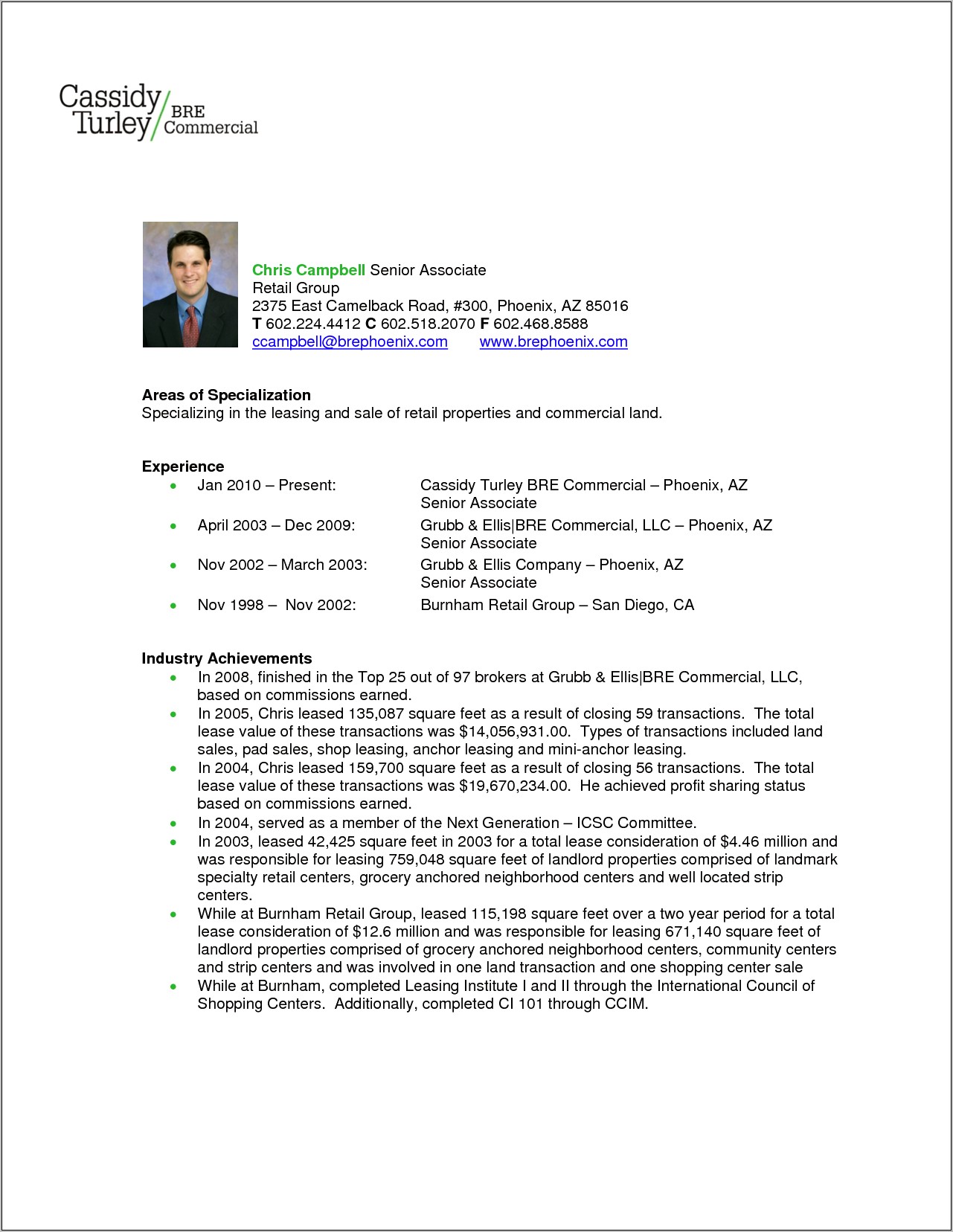 Sample Resume For Electronics Sales Associate