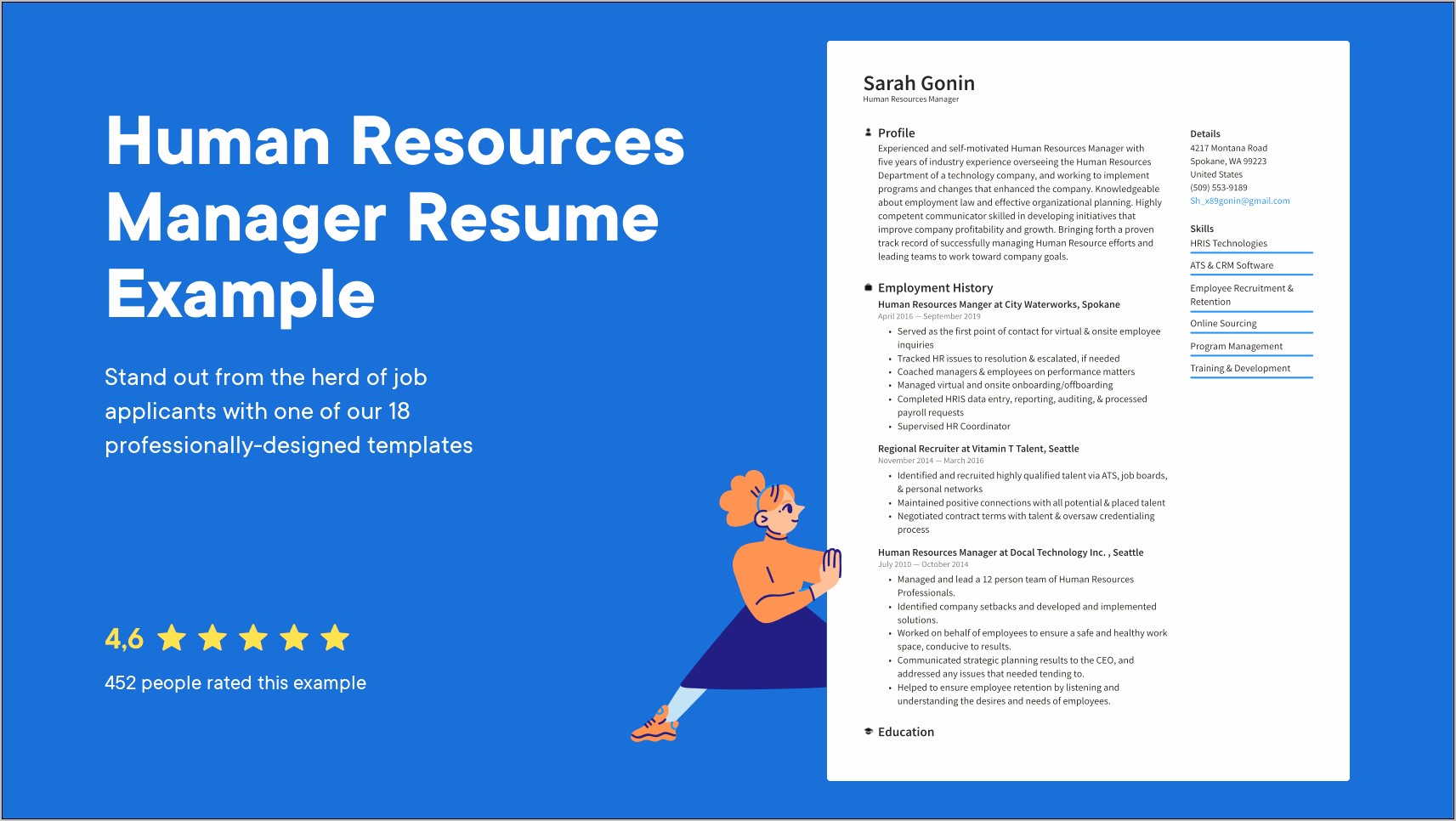 Sample Resume For Experienced Hr Manager