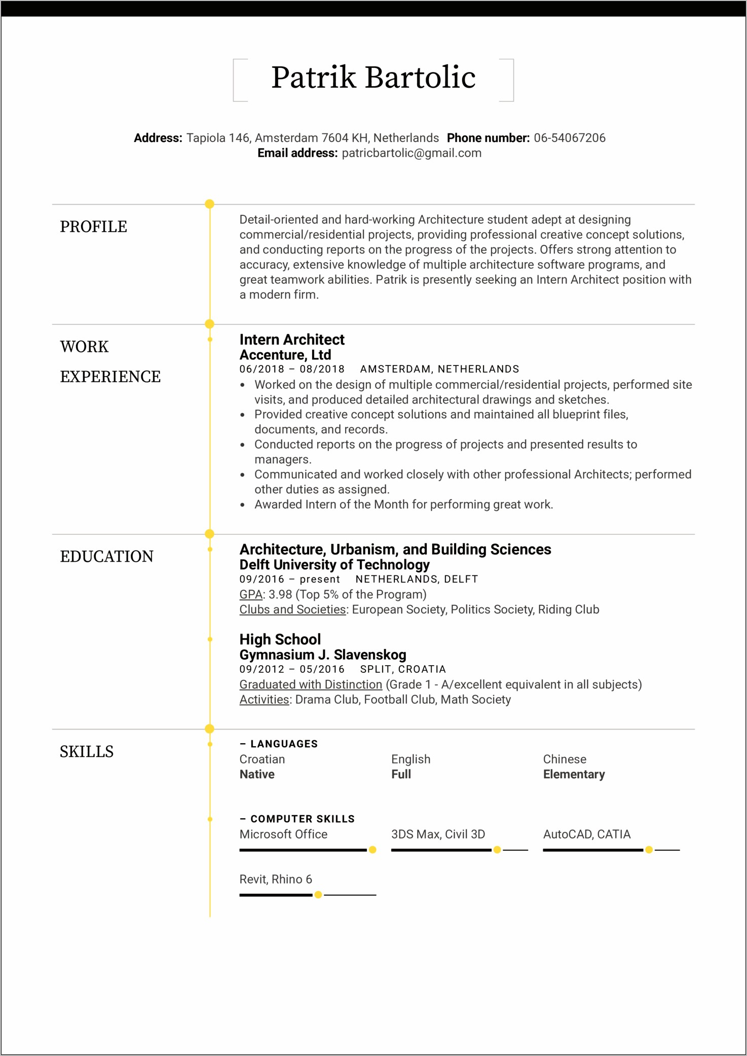 Sample Resume For Ojt Information Technology Students