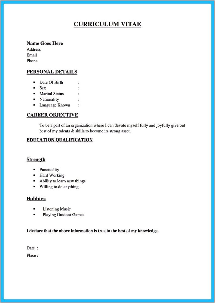 Sample Resume For Quality Analyst In Bpo