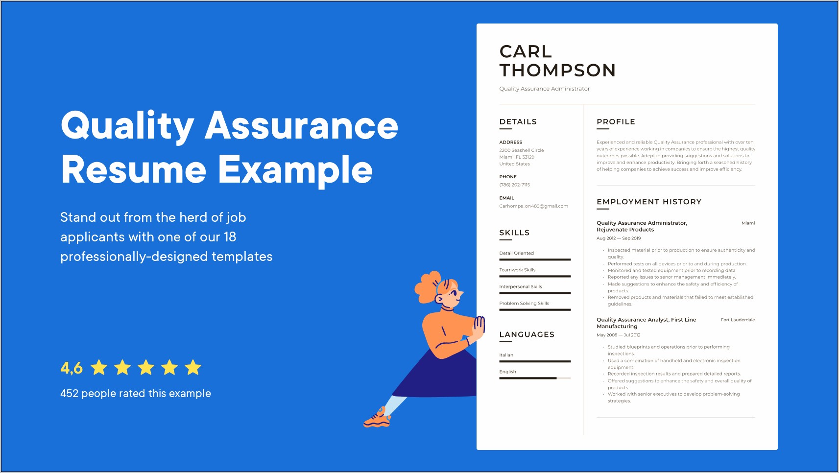 Sample Resume For Quality Assurance Executive