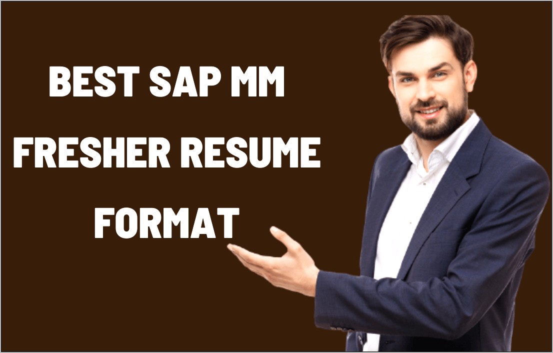 Sample Resume For Sap Fico Consultant Fresher