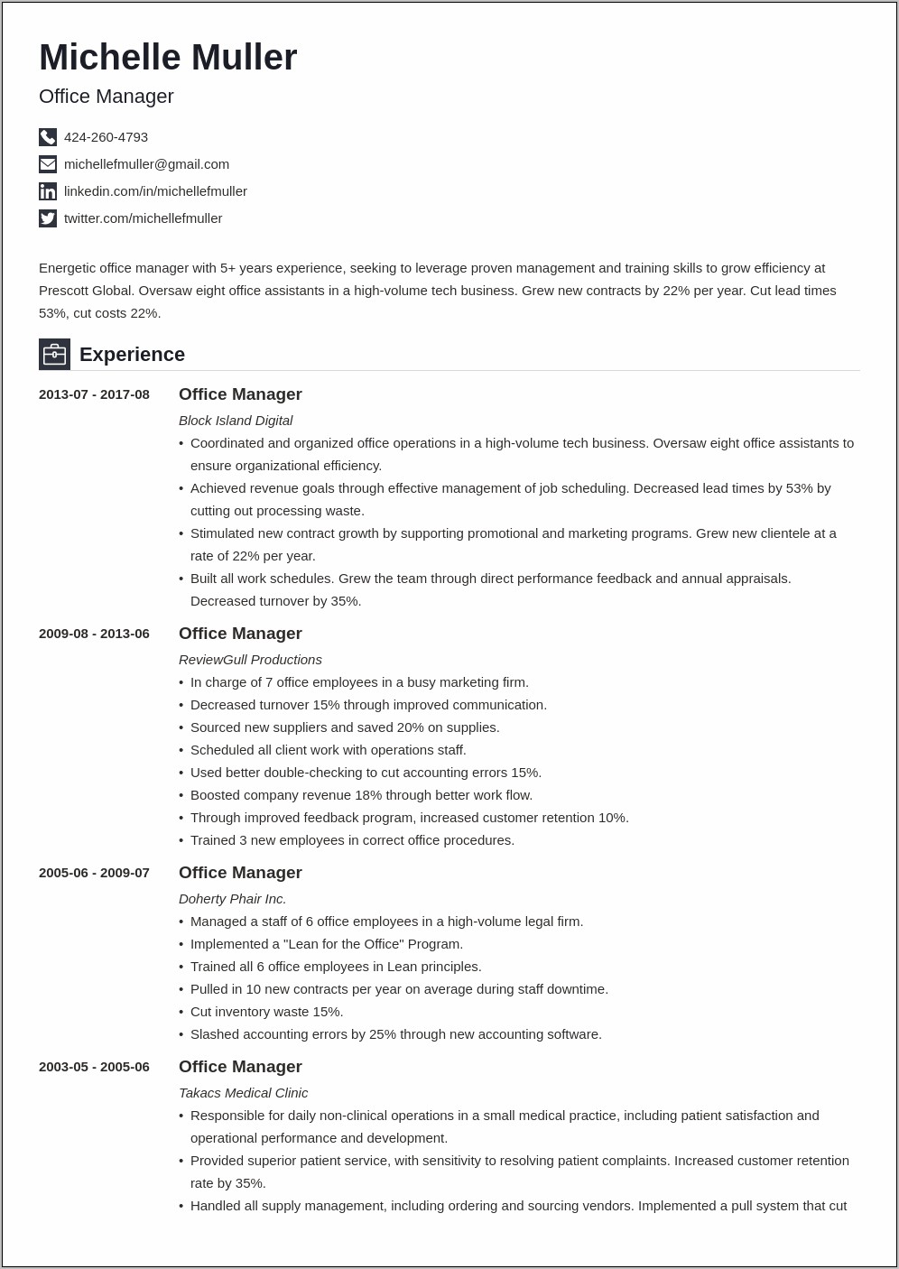 Sample Resume With Years Cut Off