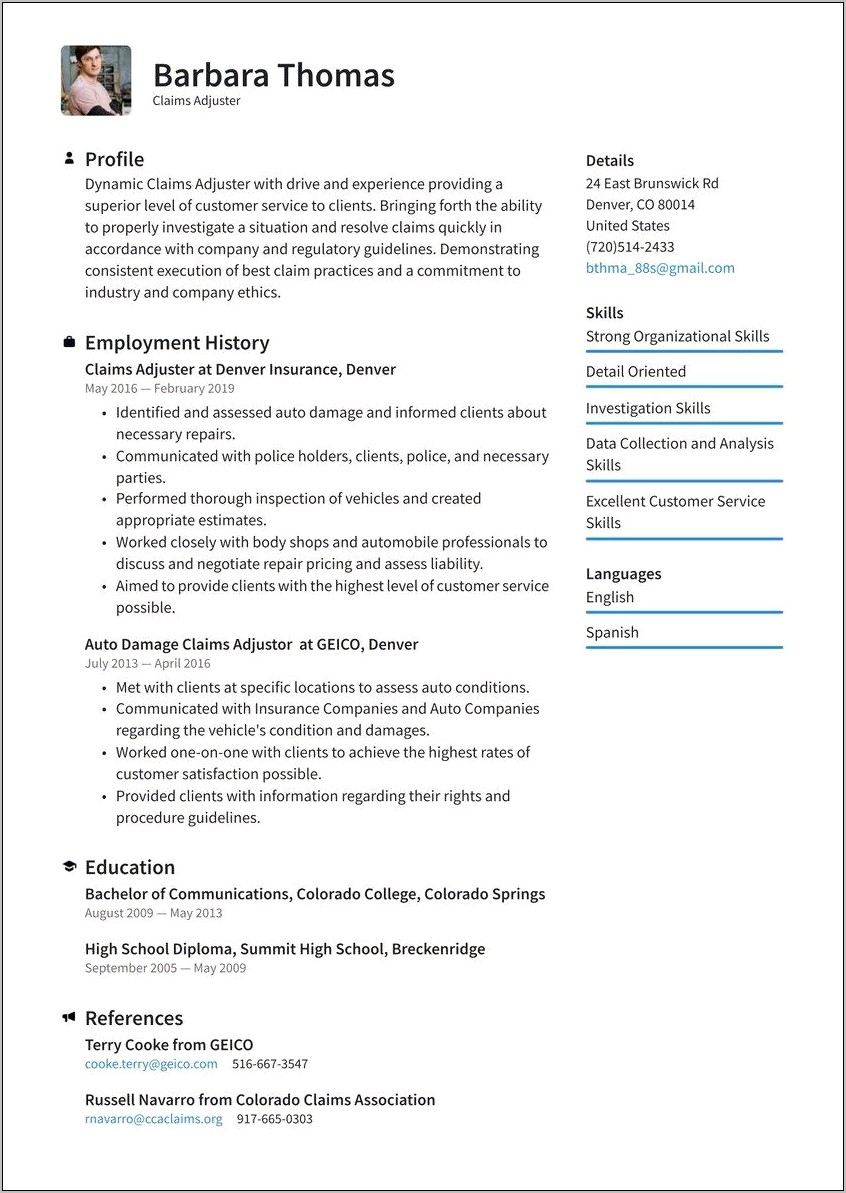 Samples Of Objectives On A Resume For Insurane