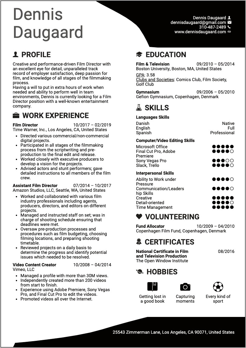 Samples Of Skills To Put On Resume