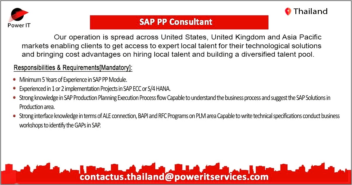 Sap Pp 1 Year Experience Resume