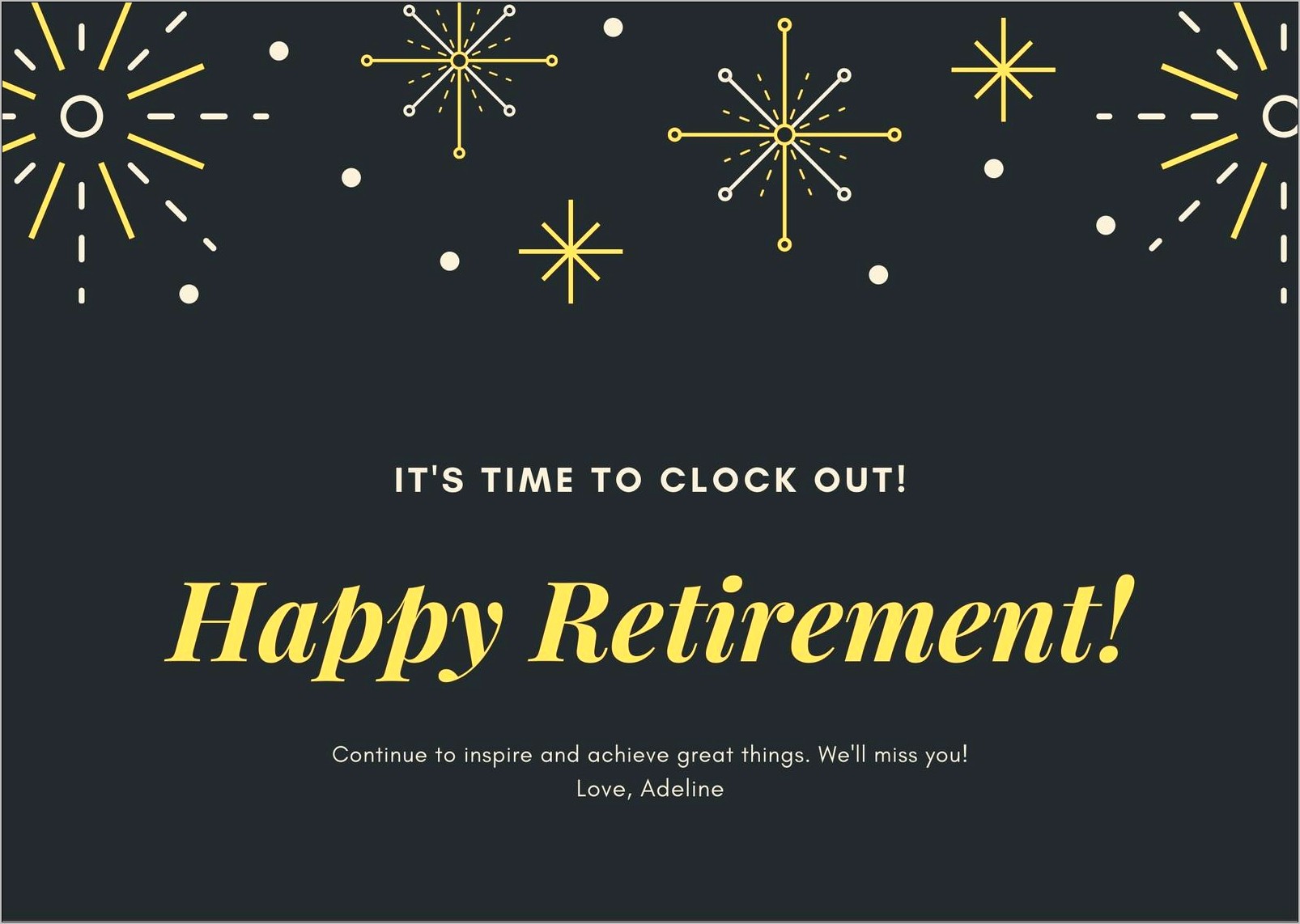 Save The Date Retirement Templates Free