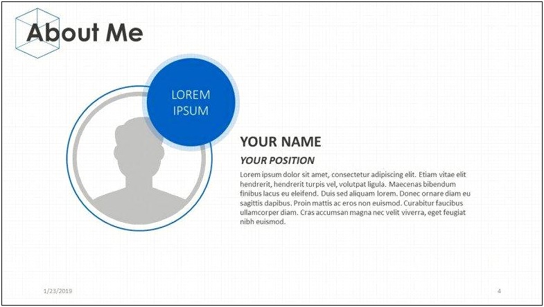 Self Introduction Ppt Template Free Download
