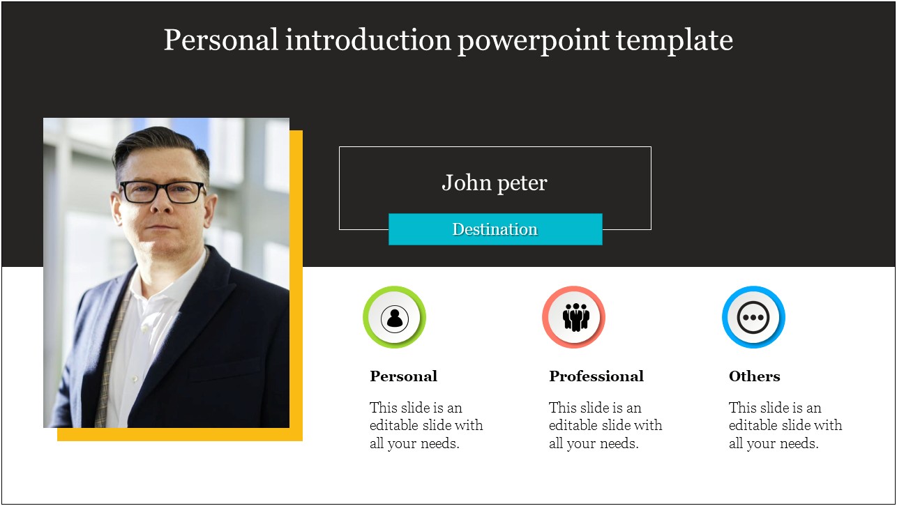 Self Introduction Template Ppt Free Download
