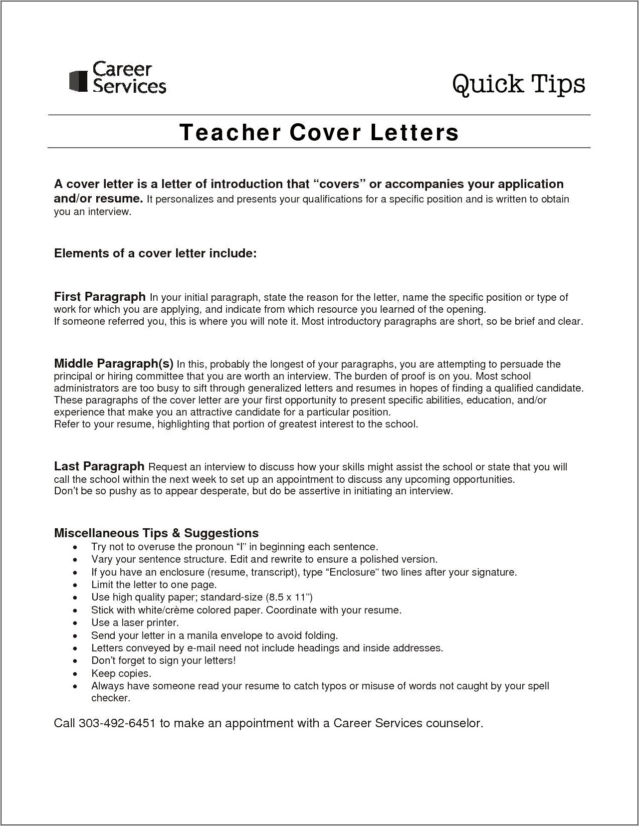 Short Introduction For Resume Cover Letter