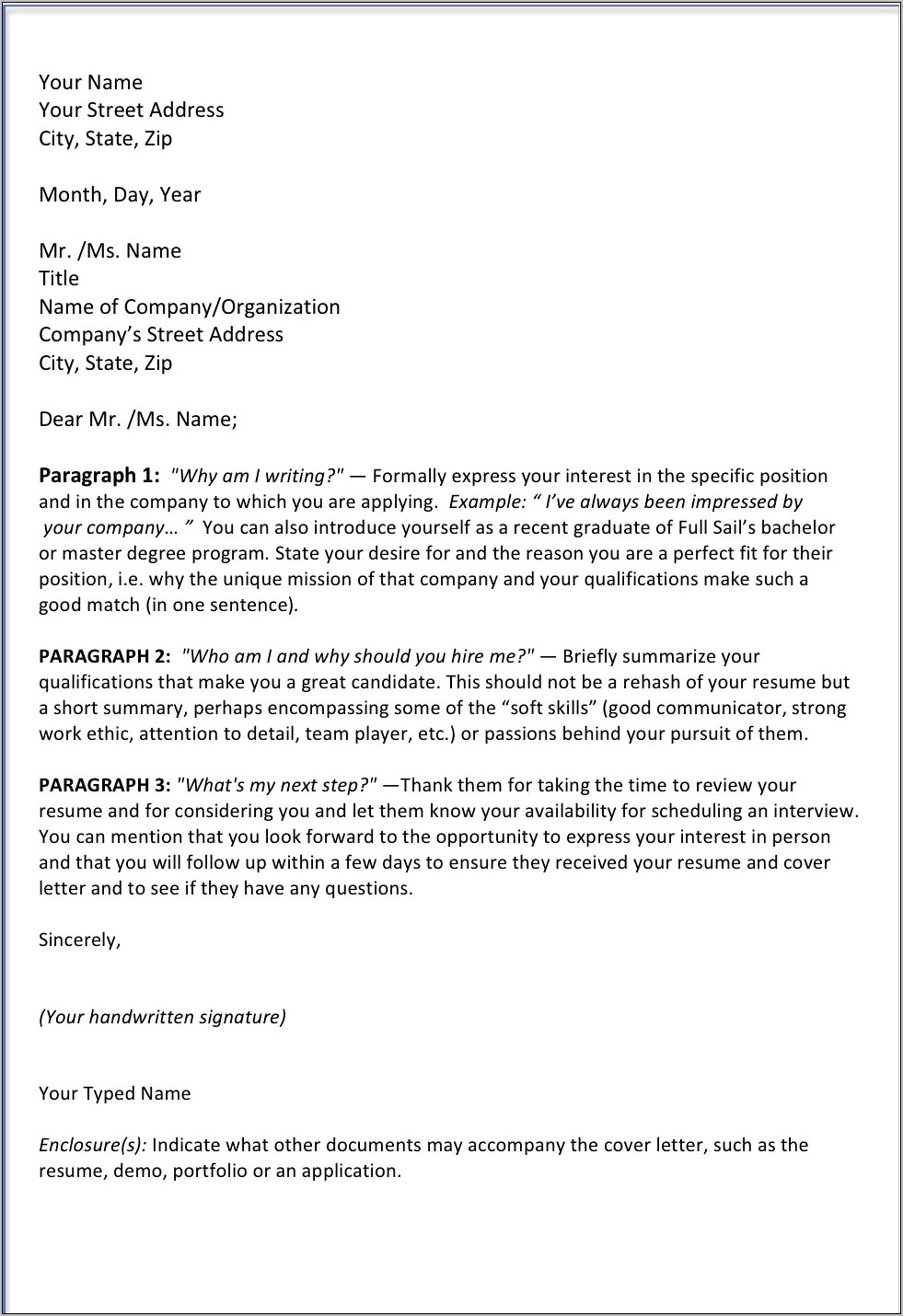 Should A Cover Letter Accompany A Resume