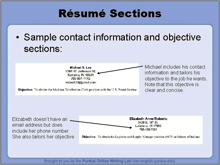 Should A Resume Have An Objective Section