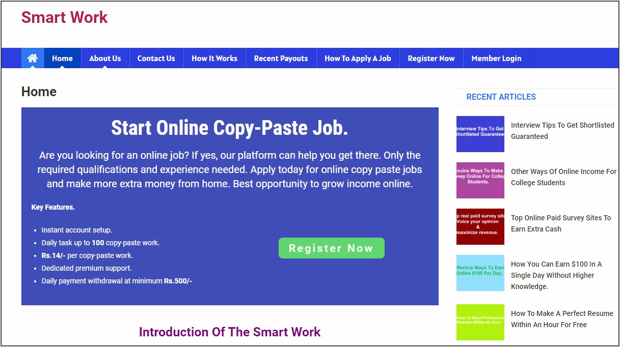 Should Copy And Paste Resume Description In Application