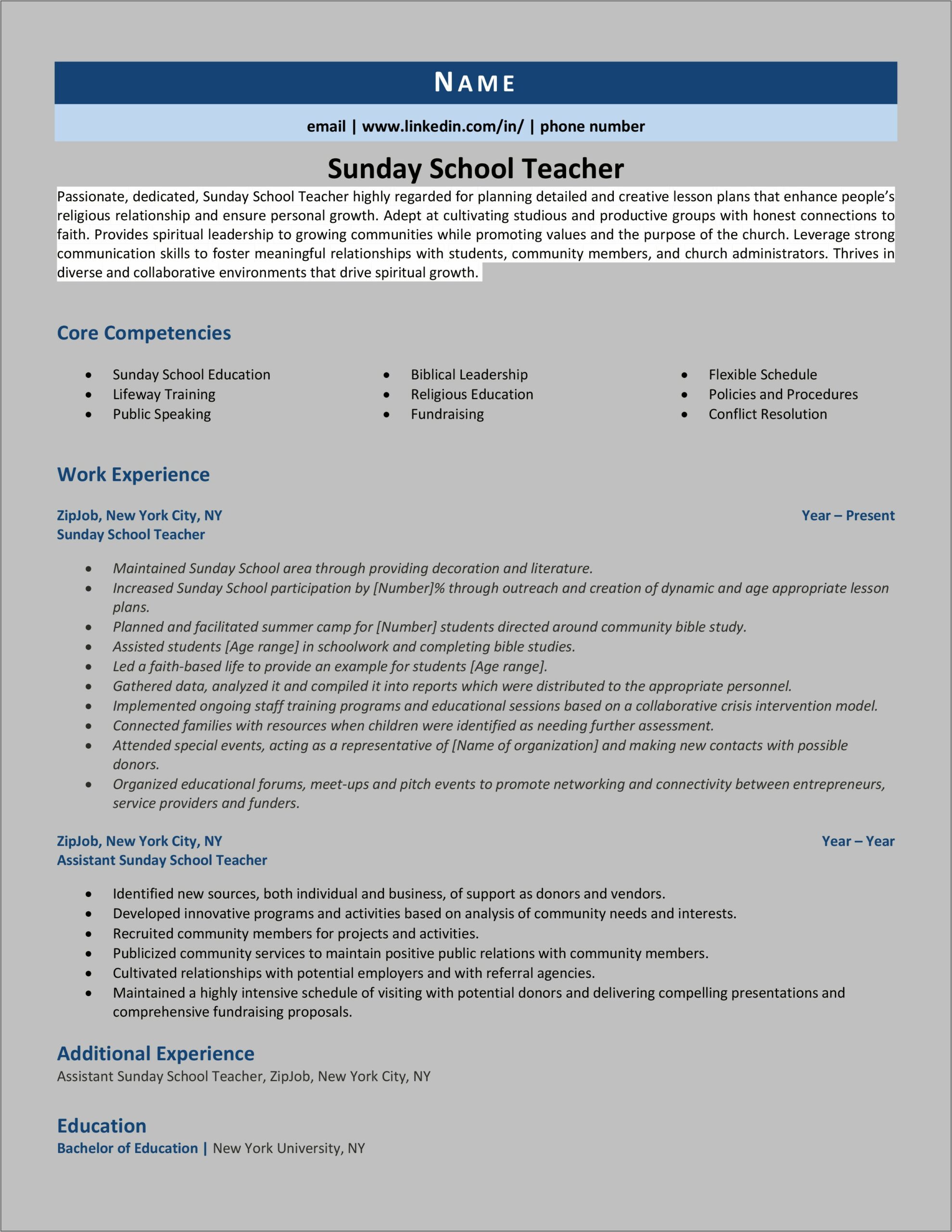 Should I Include Teaching Experience In My Resume