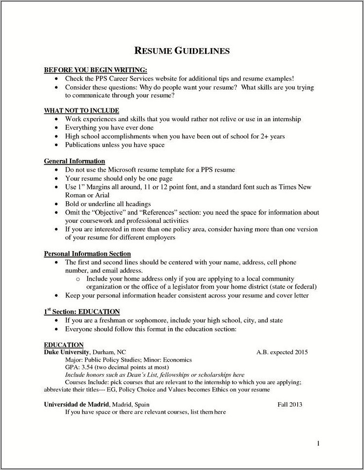 Should You Include High School Education On Resume
