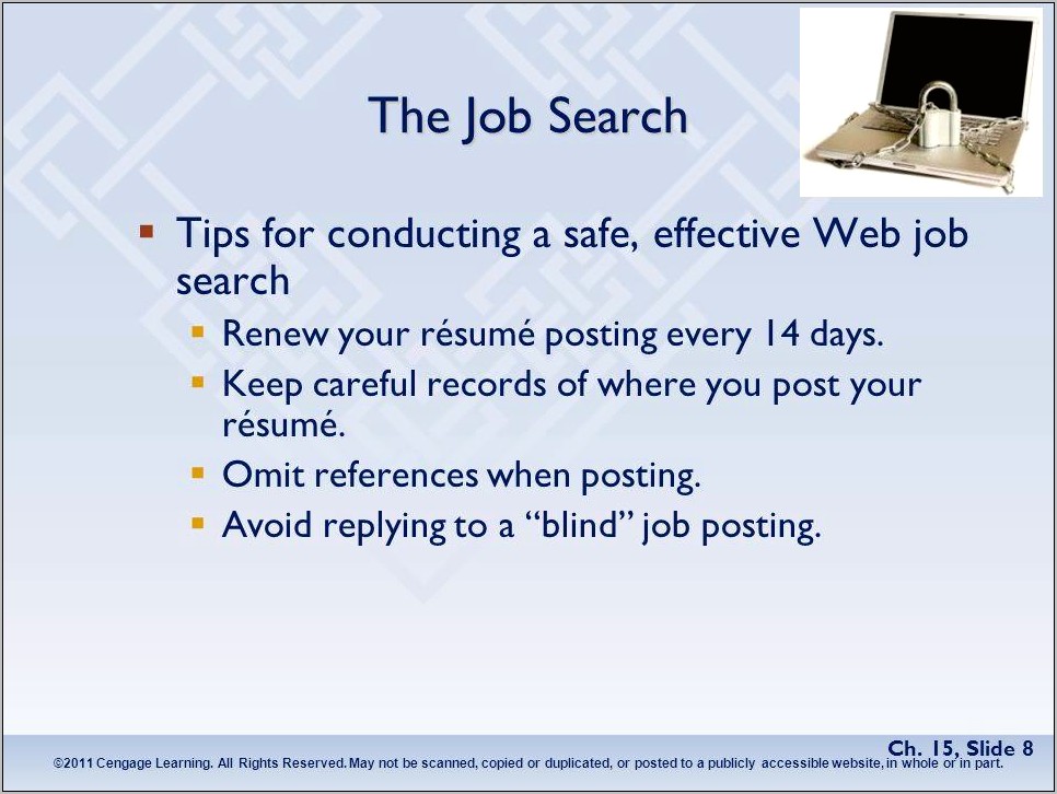 Should You Post A Resume To Job Board