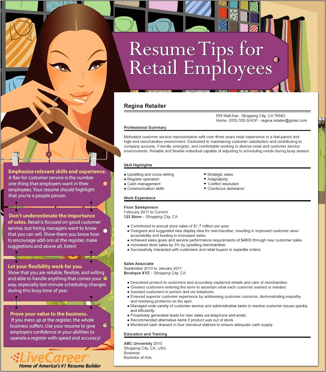 Should You Put Retail Work On Your Resume