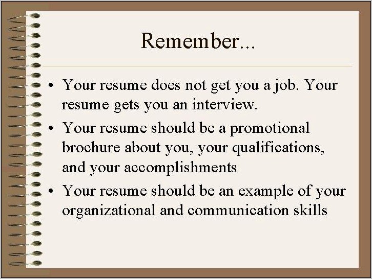 Should You Put Your Accomplishments On Your Resume