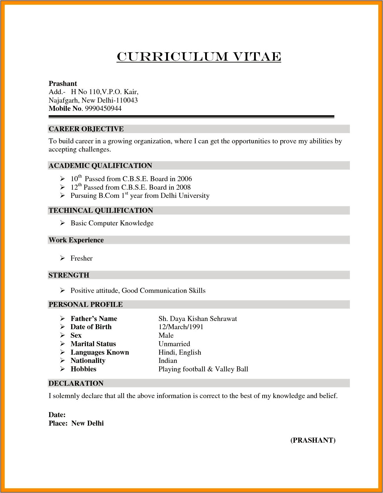 Simple And Attractive Objective For Resume