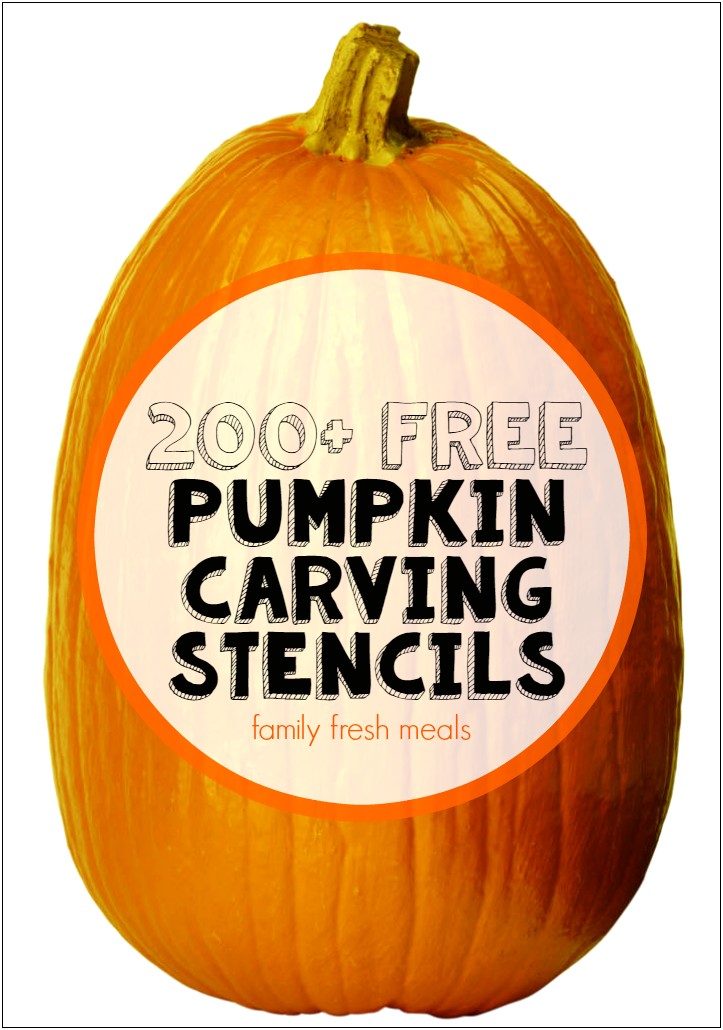 Simple Pumpkin Carving Templates Free Printable