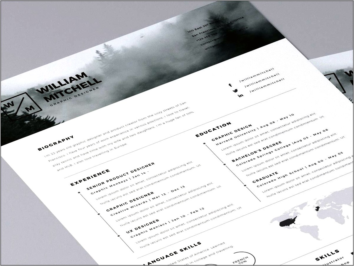 Simple Resume Template 10 Free Download