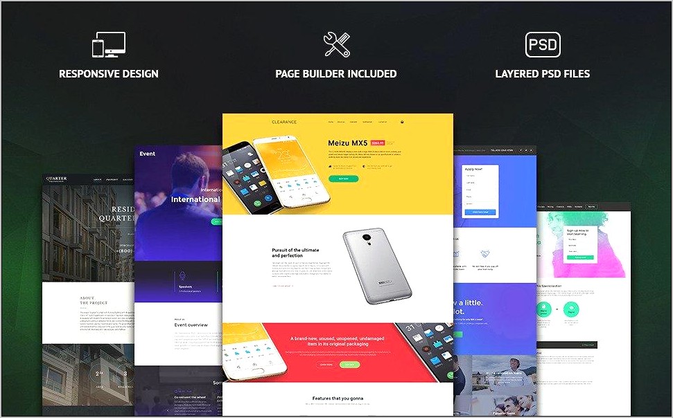 Single Page Html5 Template Free Download