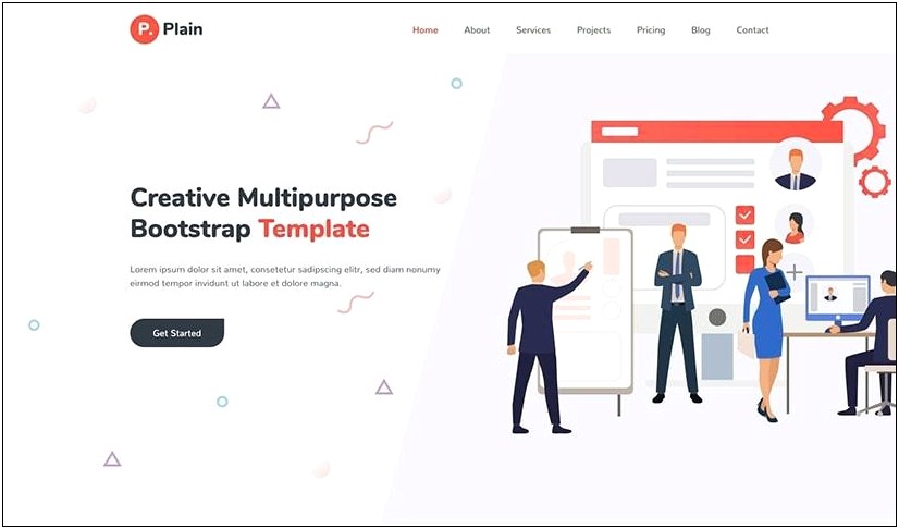 Single Page Responsive Template Free Download