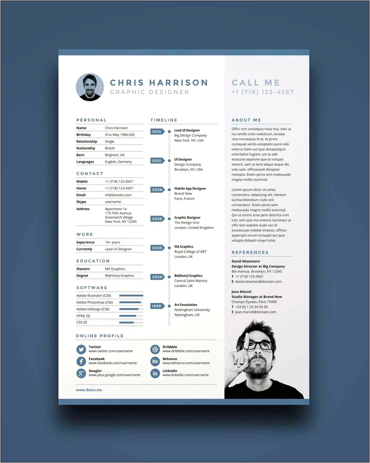 Single Page Resume Format In Word