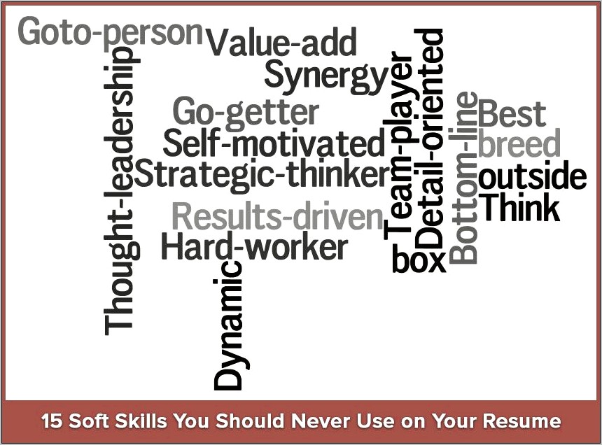 Skill Words To Use On Resume