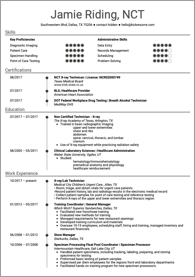 Skills And Abilities For Healthcare Resume