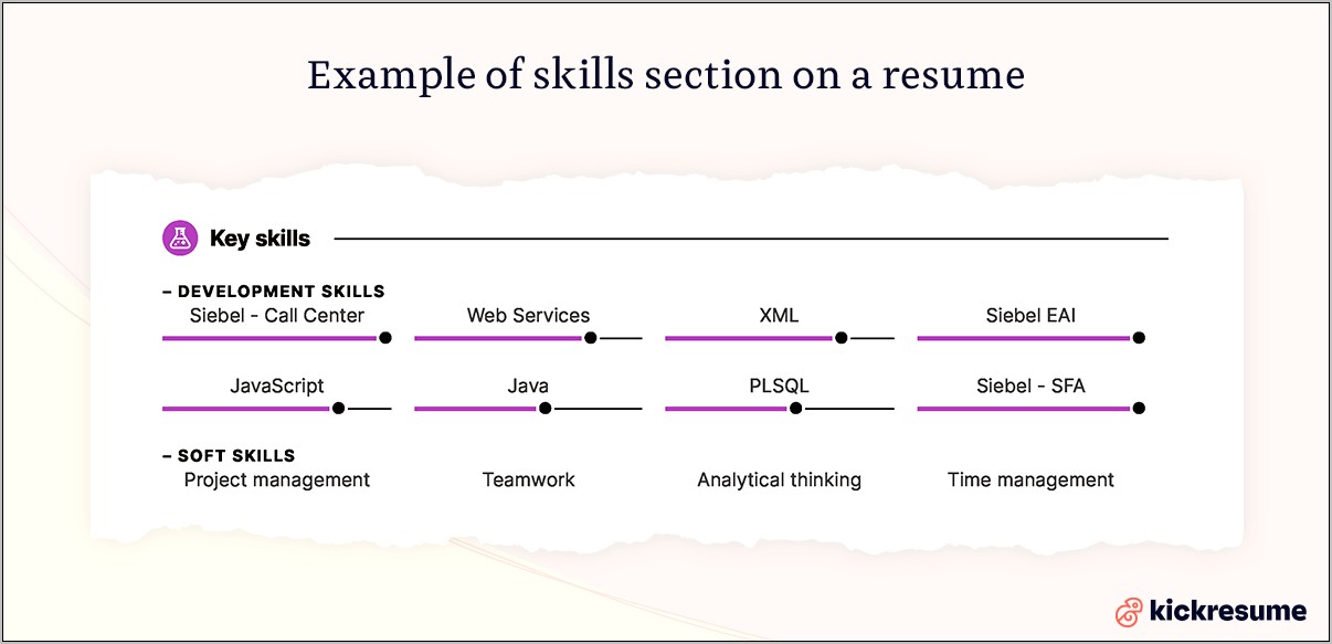 Skills And Abilities Section Of My Resume