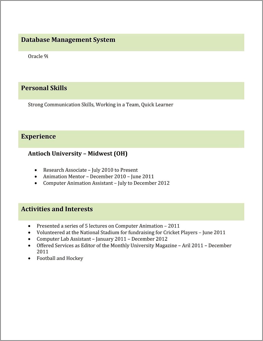Skills First Jobs Look For On A Resume