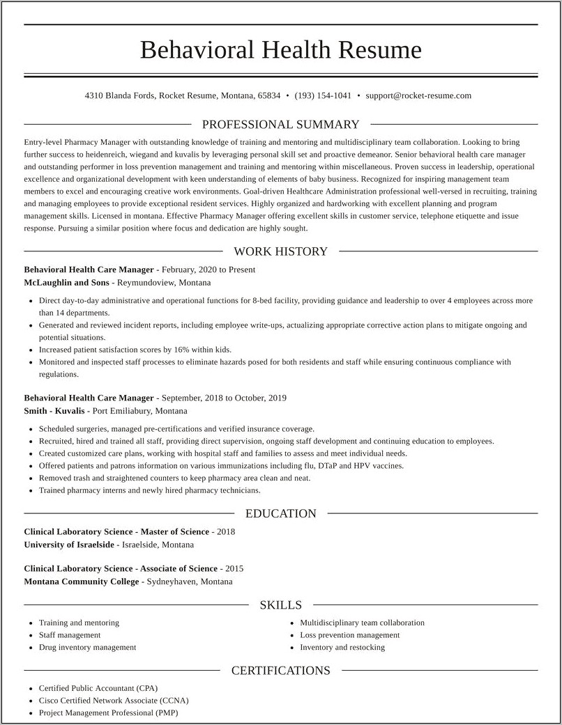 Skills To Put On A Healthcare Manager Resume