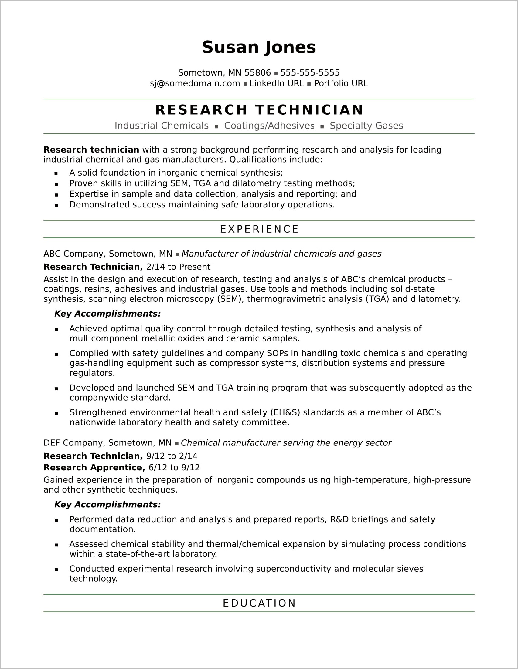 Skills To Put On Research Analyst Resume
