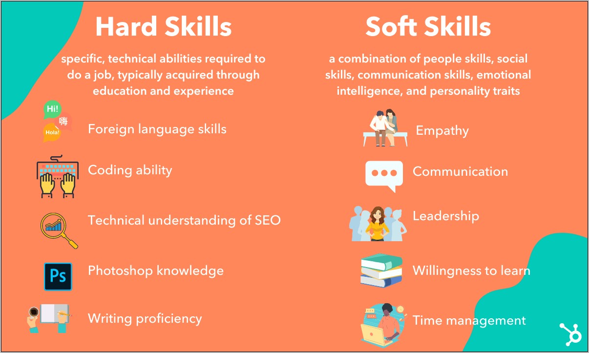 Soft Skills And Hard Skills Resume