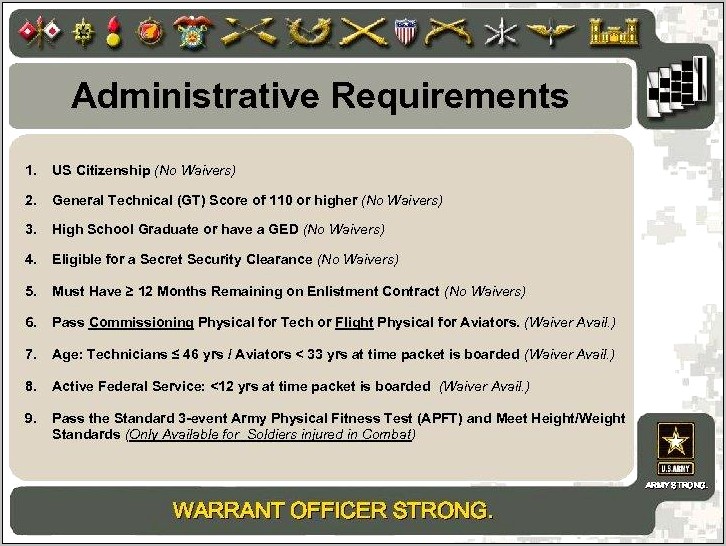 Special Forces Warrant Officer Federal Resume Example