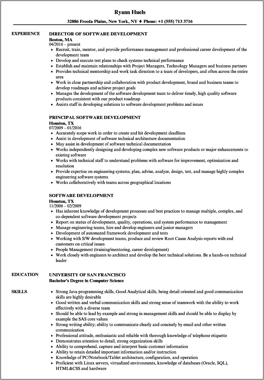 Sql Developer Resume With Agile And Waterfall Experience