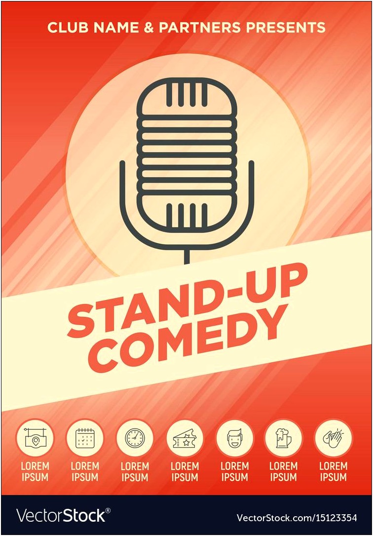 Stand Up Comedy Flyer Templates Free