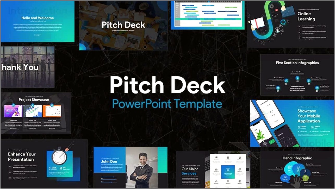 Startup Pitch Deck Powerpoint Template Free