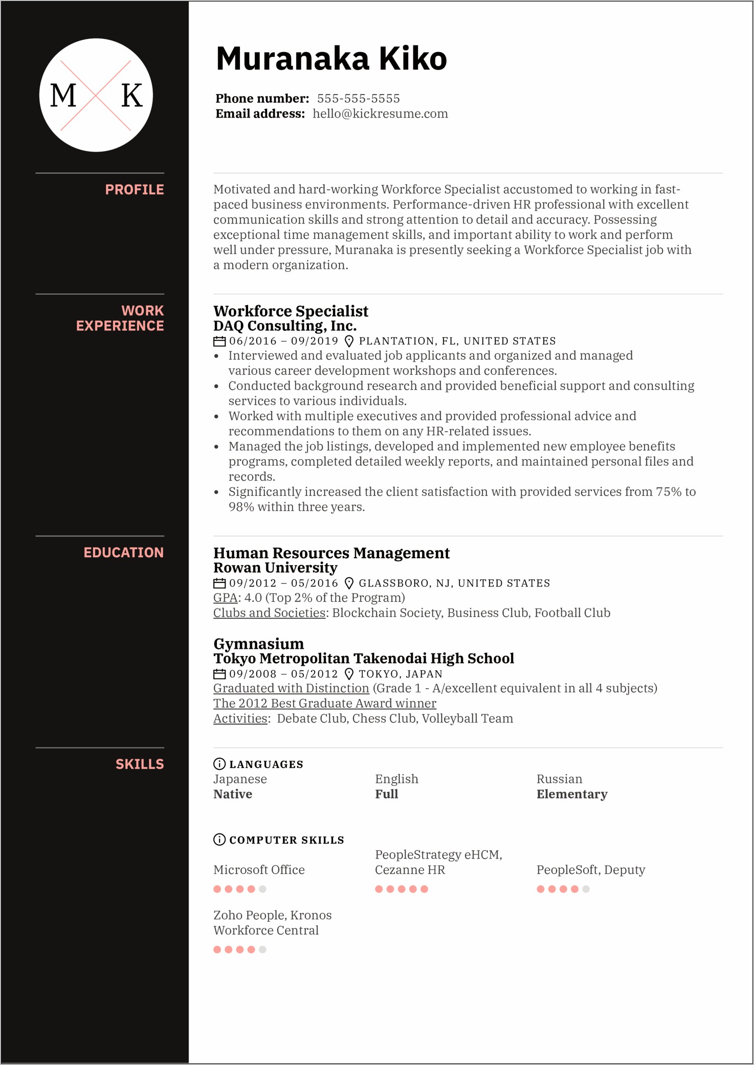 Strong Attention To Detail Resume Skill
