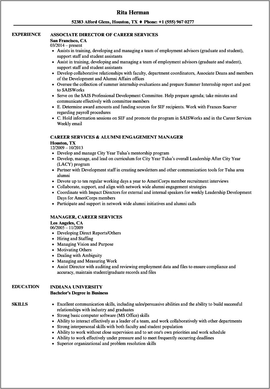 Student Worker As Job Title On Resume