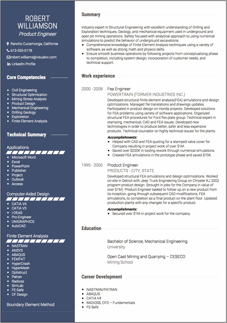 Style Of Resume For Academic Research Jobs
