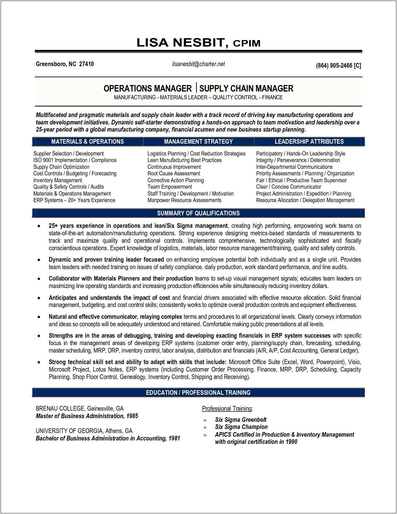 Supply Chain Manager Resume India Pdf