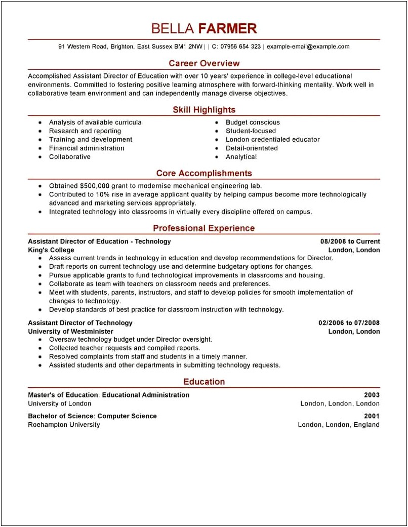 Teacher Resume Summary Of Qualifications Examples