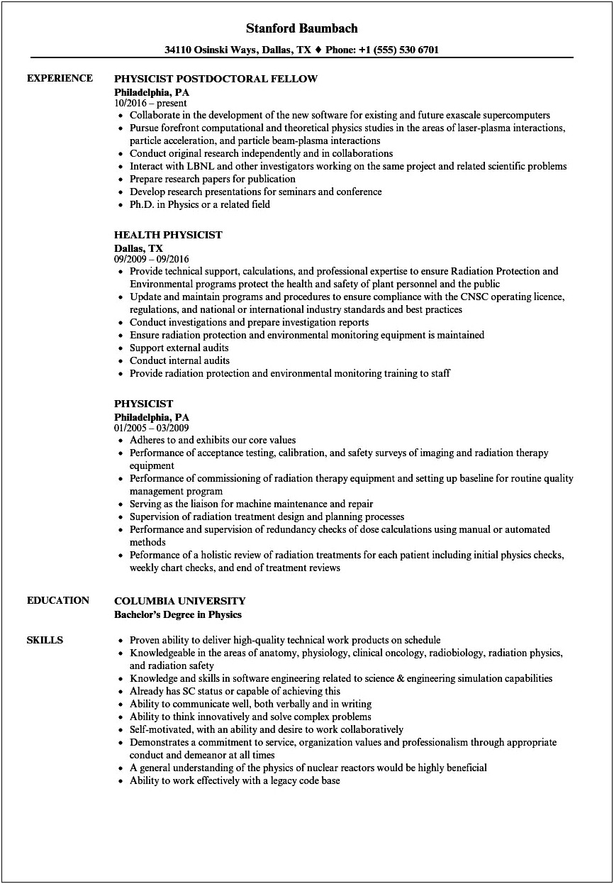 Teaching Certificates On Resume Example Nys Physics