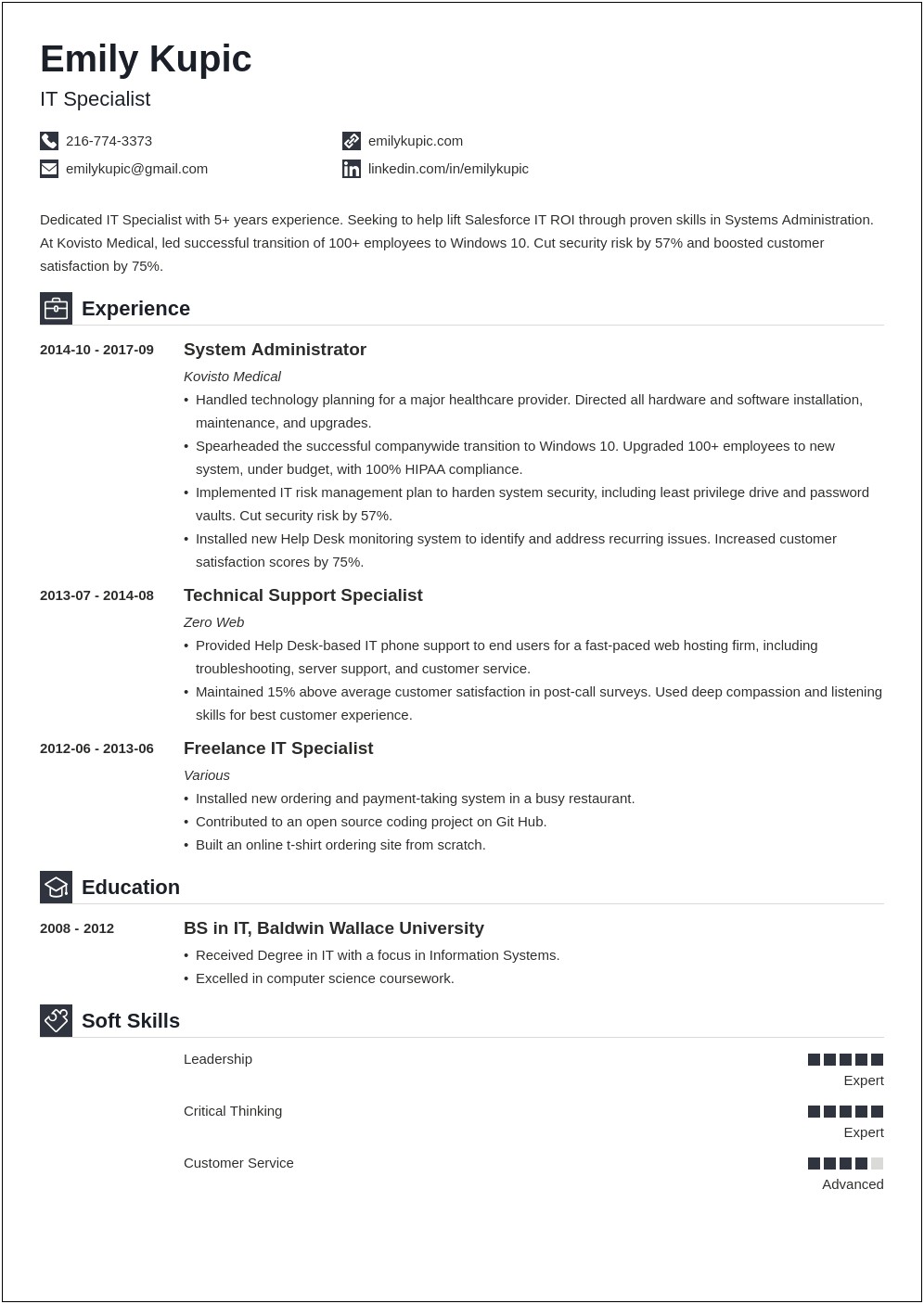 Technical And Non Technical Skills For Resume