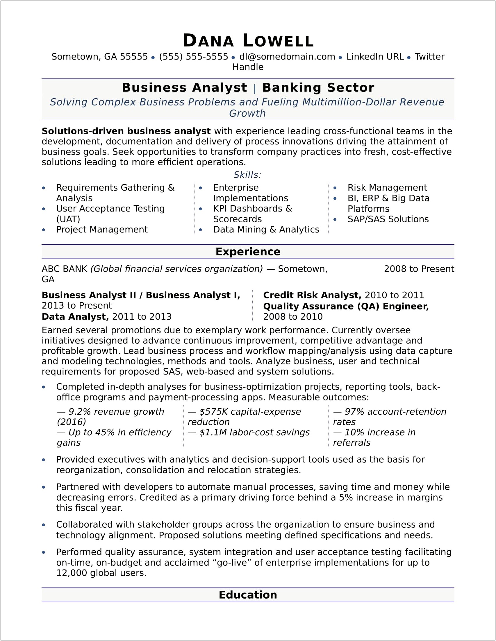 Technical Applications Analyst Resume Examples Achievements